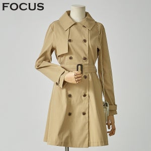[롯데백화점] 포커스 트렌치 숏원피스 (FF2I7OP0193) LE1213106811
