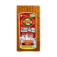 롯데푸드 롯데햄 의성마늘 김밥속햄 100g x40