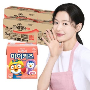 [본사공식몰] 뉴케어 마이키즈 딸기맛 150ml 96팩 어린이 아기 균형 영양음료 간식 밥안먹는 아이 뉴케어 마이키즈