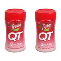 Typhoo 영국 타이푸 QT 원컵 인스턴트 블랙티 화이트너 홍차 50컵분 125g 2팩