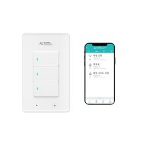 파워매니저 Zigbee AI 조명스위치 IoT 스마트스위치 3구