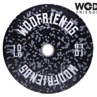 와드프렌즈 범퍼 컬러 플렉 중량 원판 바벨 역도 홈짐 크로스핏 파운드 10LB WFF-10