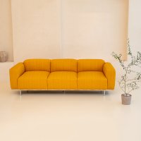 옐로우라이트 PH.4 크바드라트 KVADRAT 패브릭 3/4인용 소파