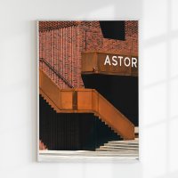 라프레임 2+1 미드센추리 모던 요시고스타일 도시 풍경 대형 포스터 사진 액자 astor