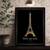 리드오프 액자테이블 디자인 밥상 교자상 에펠탑 - M/중(60X48Cm)_에펠탑
