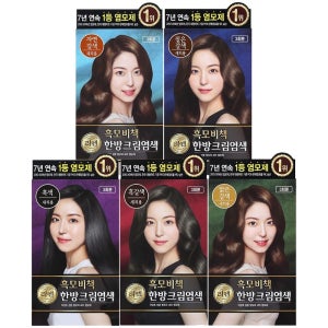 [롯데백화점] LG생활건강 리엔 흑모비책 크림염색 5종 택1 LE1213107431