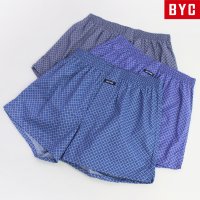 BYC BYC 40수 남자 사각 팬티 세트 남성 순면 트렁크 속옷 3매 MC4019