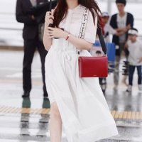 TS 밥잘사주는예쁜누나패션 김소현 여배우원피스