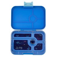 Yumbox TAPAS Larger Size BPA Free 얌박스 5칸 도시락 블루  1개