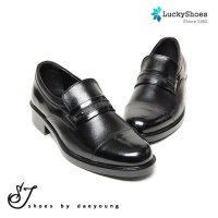 [SJshoes] 소가죽 갑피 쿠션 PU 우레탄창 사용의 남성구두 LK9020  240  BLACK