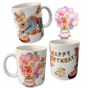 유라이크왓 Rabbits Birthday Simple Mug