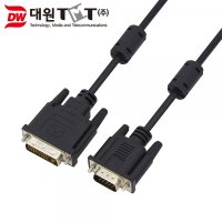 대원TMT DVI-I to VGA 케이블 (DW-DVIRGB, 1.8m)