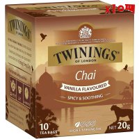 트와이닝스 Twinings Chai Vanilla Tea Bags 차이 바닐라 티백 20g 10개