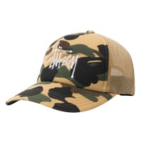 SS22 스투시x베이프 캡 BAPE x Stussy Trucker Cap