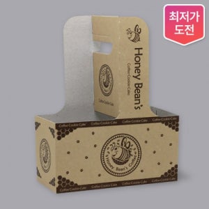 인쇄제작-크라프트 2구 캐리어 1,000개 (소량제작)