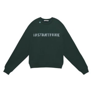 [인스턴트펑크] 스탠다드 로고 맨투맨 - 그린 BCSSIFSW01GN