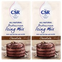 Csr All Natural Buttercream Icing Mix Chocolate CSR 올 네추럴 버터크림 아이싱 믹스 초콜릿 250g 2팩