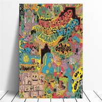 노브랜드 노 King Gizzard The 도마뱀 Wizard-Oddments Painting 포스터 Art Canvas 홈 Decor 벽 Picture Prin 0323qt