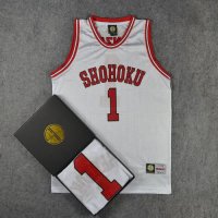 Slam Dunk Shohoku 고등학교 No 1 Anzai Cosplay Vest Basketball Jersey