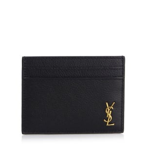 [생 로랑] [SAINT LAURENT] 모노그램 그레인 카드 지갑 635262 15B0W 1000