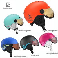 살로몬 스키 헬멧 키즈 주니어 어린이 SALOMON 2022년 GROM VISOR