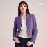 The AtG 더엣지 울 트윌 크롭자켓