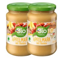 독일 디엠바이오 dmBio banana apple jam 바나나를 곁들인 퓌레 사과잼 360g