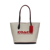 코치 COACH 레더 멀티컬러 쇼퍼백 CE734 B4CAH