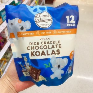 스윗 윌리엄 비건 라이스 크래클 밀크 초콜릿 코알라 12개입x2개 Sweet William Vegan Rice Crackle Chocolate Koalas  2개