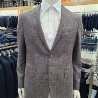 마에스트로 남성 Loro Piana 체크 울 포멀 자켓 W2 MAJA0A182