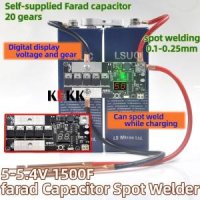 소형 휴대용 DIY 패럿 커패시터 스폿 용접기 키트 PCB 제어 보드 18650 배터리 K6