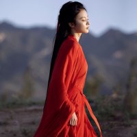 중국 한복 여성 두루마기 소복 무협 영화 연극 의상 상세이페이지 참고 에스 누드 투피스 세트