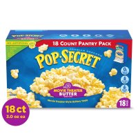 Pop Secret Microwave Popcorn 팝 시크릿 전자레인지 팝콘 영화관 85g 18개입