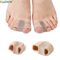 실리콘 발가락 스프레더 분리기 Bunion Hallux Valgus 교정기 손가락 교정 풋 케어 도구 1 개