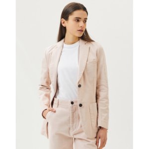 오피신 제네랄 여성 OFFICINE GENERALE WOMEN 단색 오가닉면 데님자켓 GWSJ3E109P1