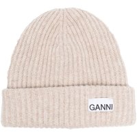 GANNI 2023 14M 가니 비니 모자 햇 여성 Chunkie beanie A4429196