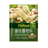 롯데 쉐푸드 의성마늘 쫄깃 롤만두(360*2)군만두 튀김만두 만두국 간식