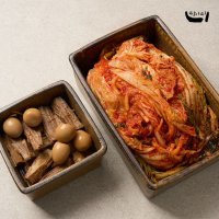 당아리 2종 실속세트 사각항아리 찬통 김치통 반찬통 숙성발효 보관 옹기