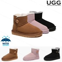 어그 키즈어그부츠 호주 AS UGG 노란 클래식 미니버튼 양털 퍼