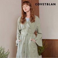 코벳블랑 COVETBLAN 여성 플레어 트랜치 코트 V192MCT102W