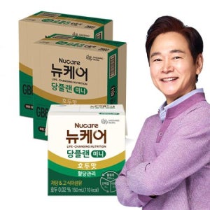 [본사공식몰] 당플랜 미니 호두맛 150ml (60팩) 대상웰라이프 당뇨식 노인 환자 시니어 간식 당뇨 영양식 건강식 호두