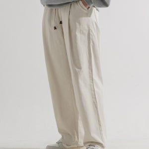 [더블유브이프로젝트] 로너 와이드 코튼팬츠 크림 JJLP7639 5002125818
