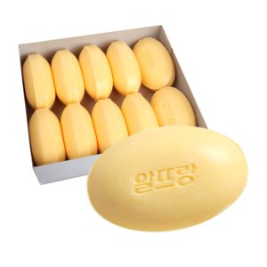 알뜨랑 세면 비누 노랑 (130g X 10 개) /덕용.업소용.