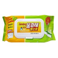 감동 실속형 물걸레 청소포 중형 30매 바닥청소 청소용 물티슈