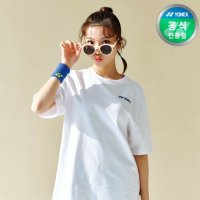 요넥스 반팔티 231TS049U 남녀공용 배드민턴의류 데일리웨어  105  화이트