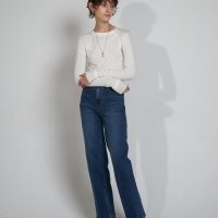 엘런아크 STRAIGHT LOOSEFIT DENIM PT DARK INDIGO