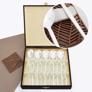 사군자 은수저 5벌