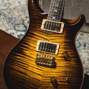 [2026 봄맞이 빅세일! (~4/30까지)] PRS Private Stock Custom 24 FMT-Tiger Eye Glow w/Matching Headstock, Stain