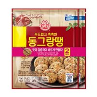 오뚜기 부드럽고 촉촉한 동그랑땡 350g×2 밀키트 간편식 냉동식품 1세트