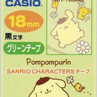 CASIO XR-18SA3 NAME LAND SANRIO 캐릭터 테이프 0.7인치(18MM) 폼폼푸린